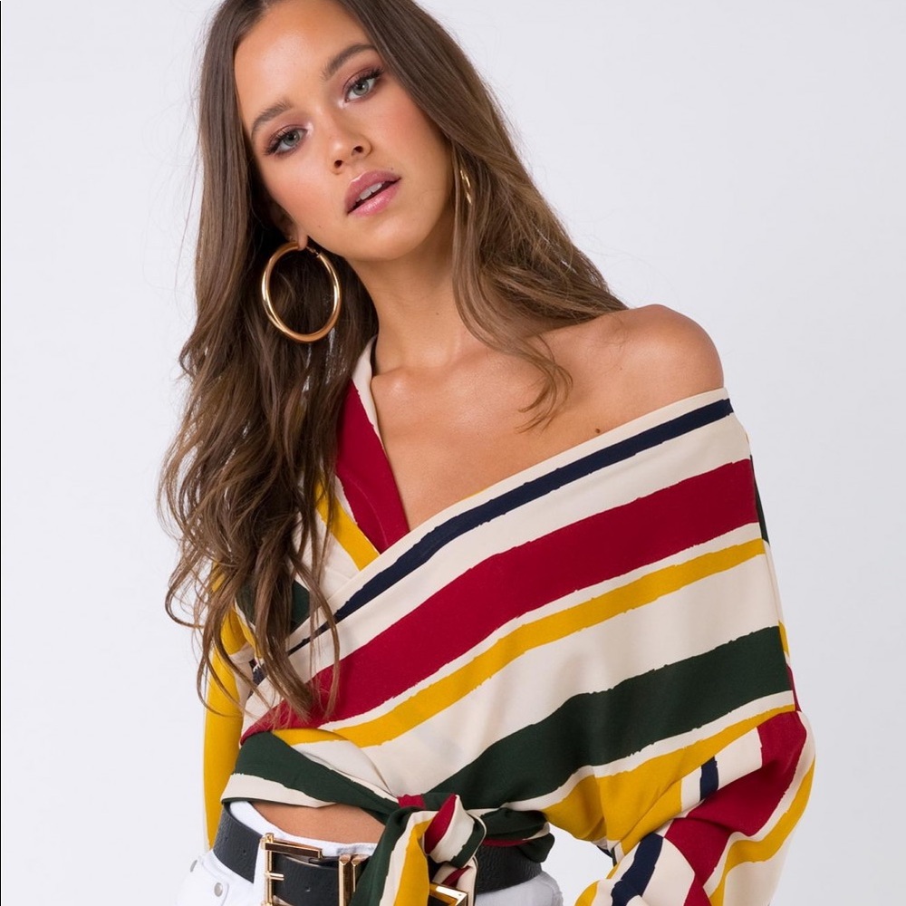 Whisky Tango Tie Top